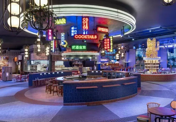 Las Vegas casino food hall trend