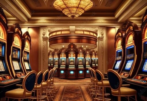 Casino interior luxury