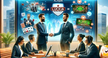 Luckia Playson gaming partnership