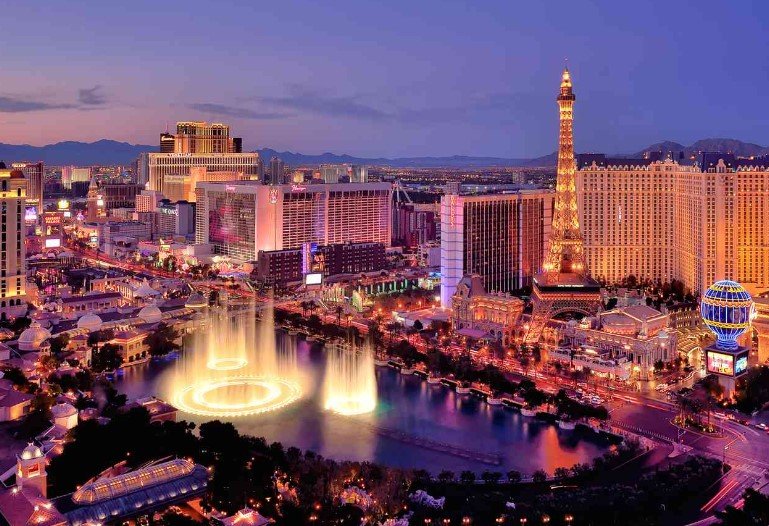 Las Vegas Strip lights