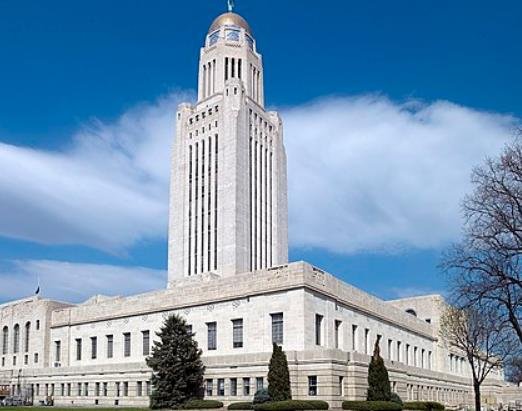 Nebraska state capitol building gambling legislation