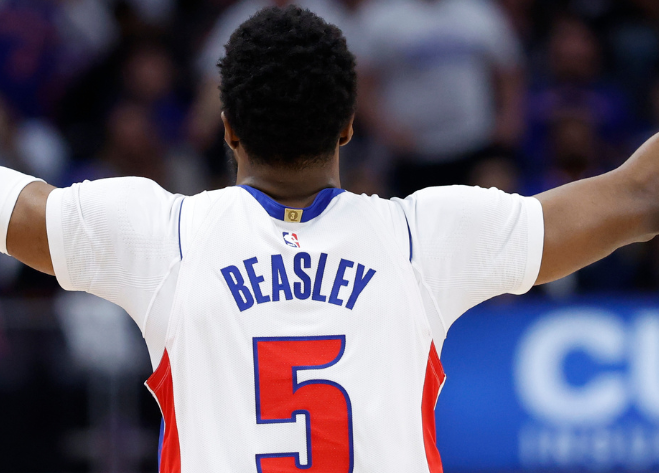 Malik Beasley Cleared as Target in Federal Gambling Probe 1 Malik Beasley Detroit Pistons three pointers