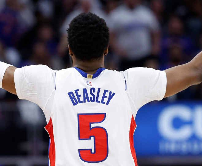 Malik Beasley Detroit Pistons three pointers