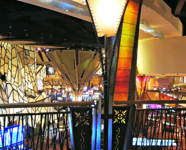 Mohegan Sun casino interior staff reality TV filming