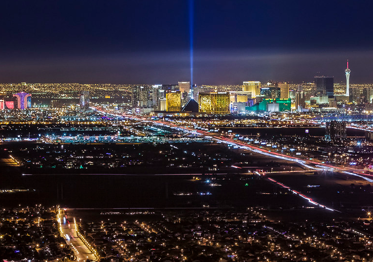 Las Vegas Tourism Poised for Strong Rebound Over Next 15 Months 1 Las Vegas skyline at night