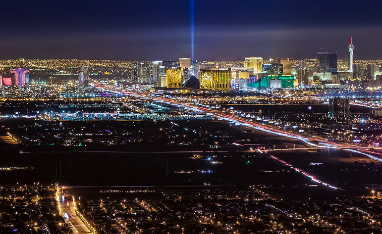Las Vegas Strip skyline