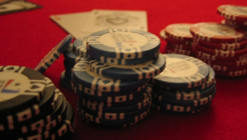 poker table with cards 1