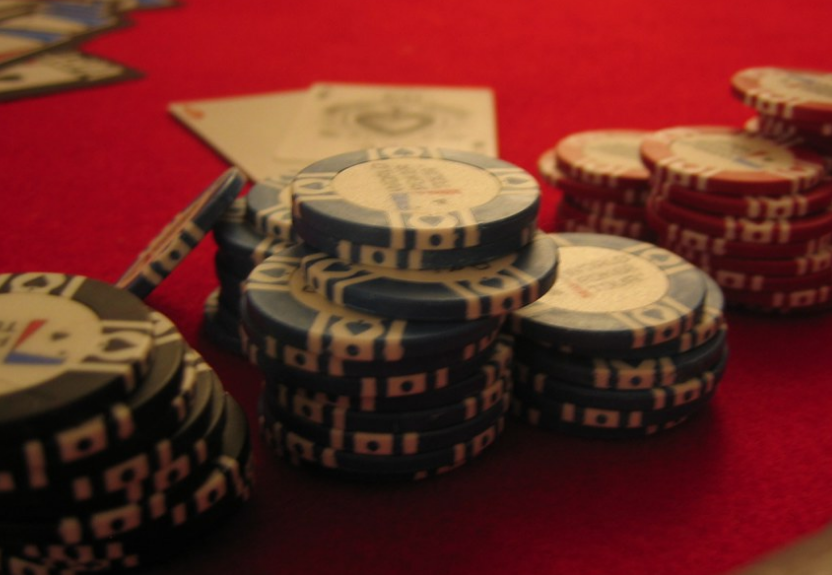 poker table with cards 1