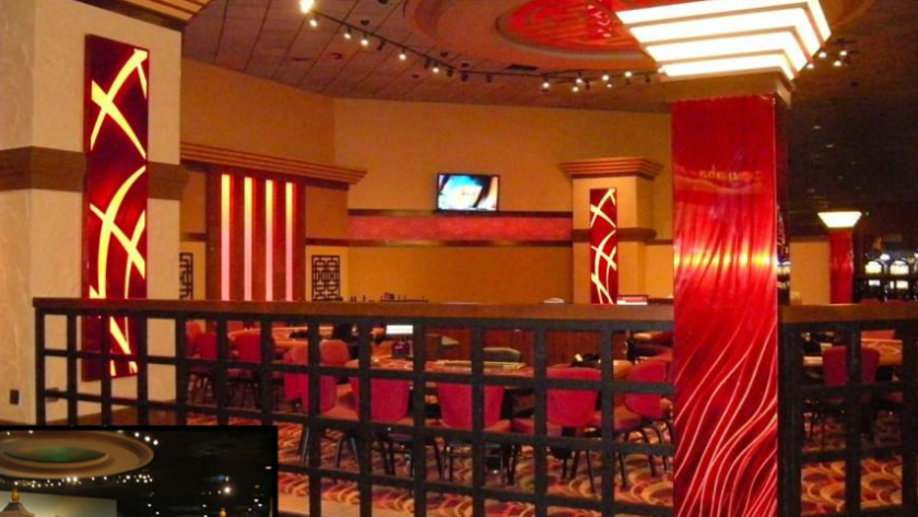 california card room interior