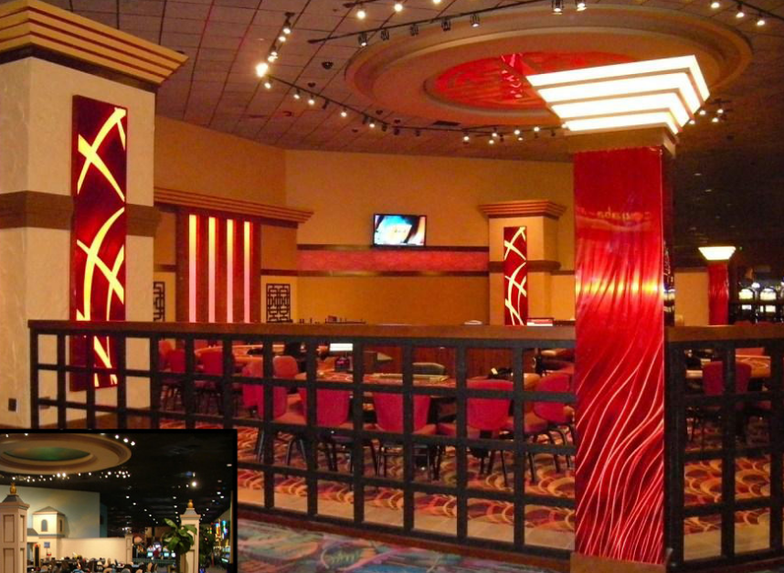 california card room interior