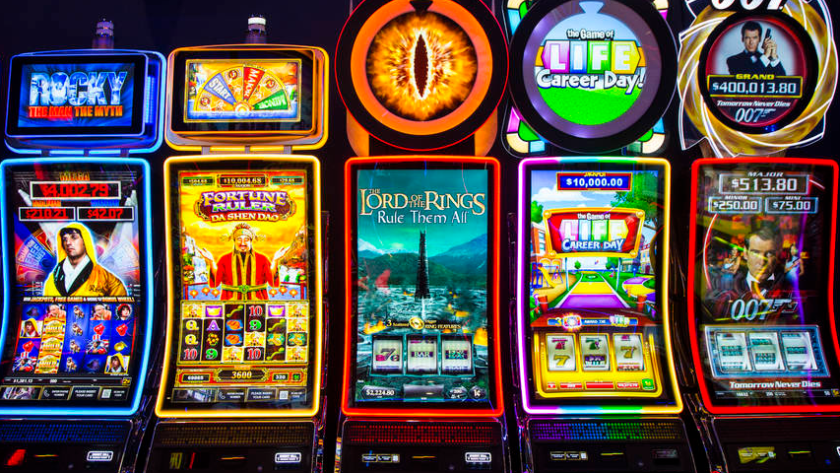 casino slot machines lights