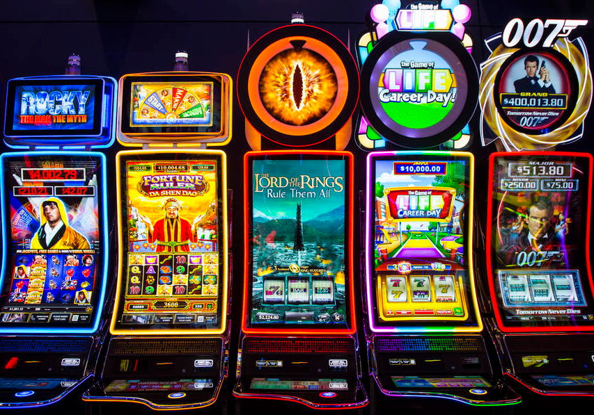 casino slot machines lights