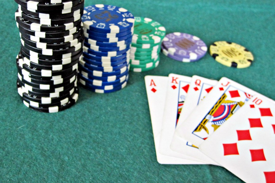 high stakes poker table