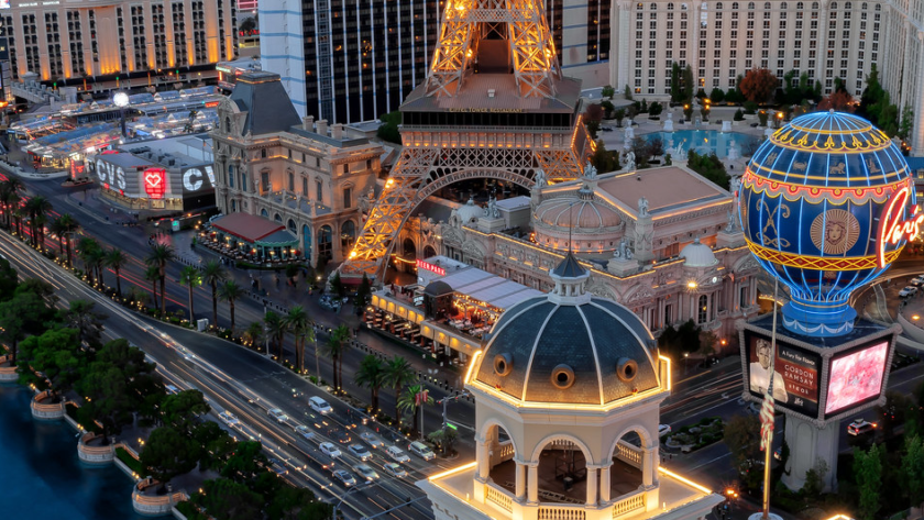 Las Vegas Strip casino night