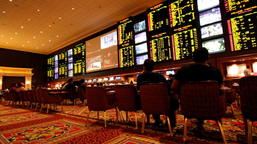 Las Vegas sportsbook interior