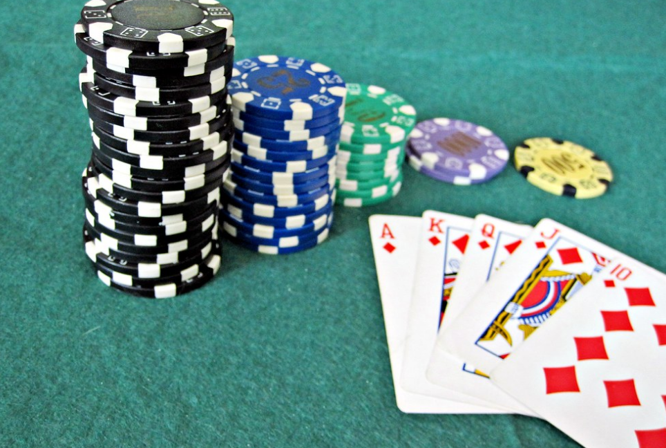 high stakes poker table