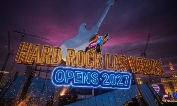 Hard Rock Las Vegas Rises Fast as 2027 Grand Opening Nears