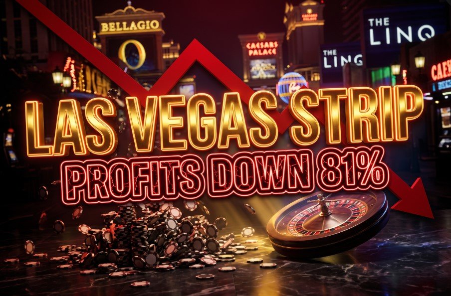 Las Vegas Strip casino profits declining fiscal year