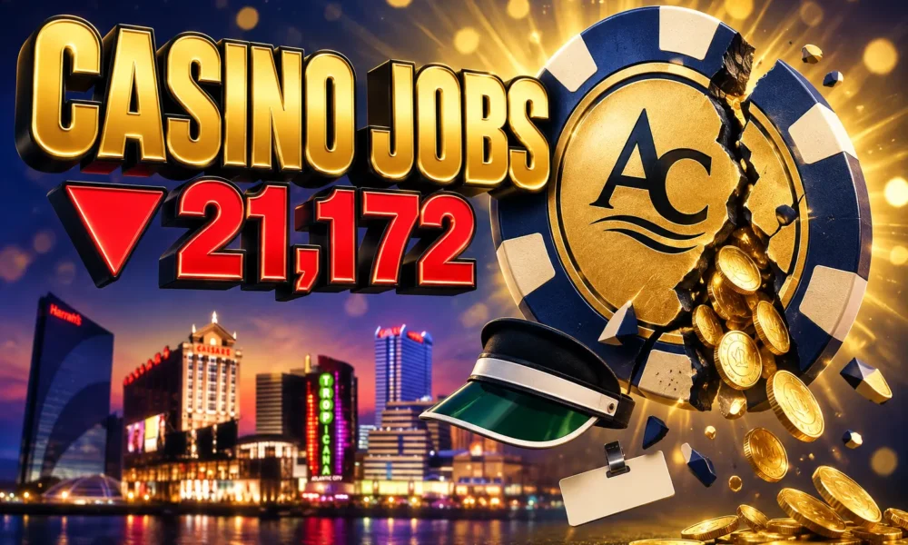Atlantic City casino hotel jobs below 2021 trough