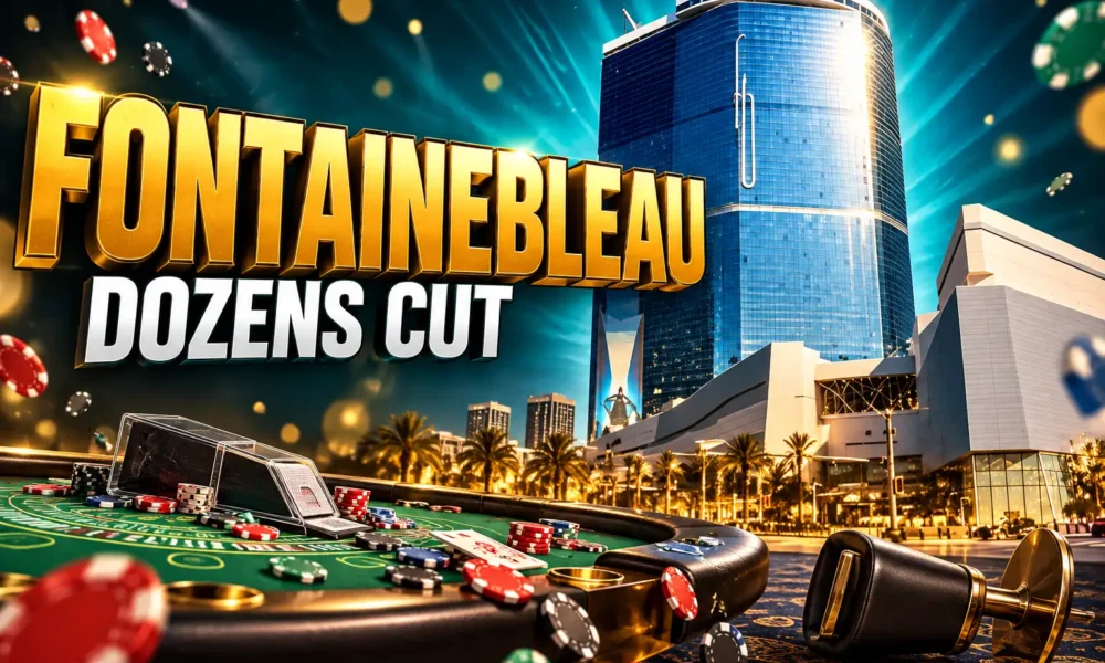 Fontainebleau Las Vegas table games dealer layoffs May 2025