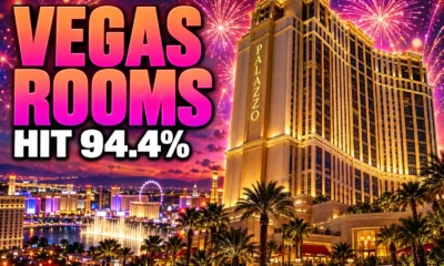 Las Vegas Thursday Fourth of July 94.4% hotel occupancy