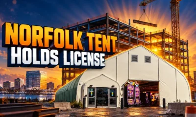Norfolk Interim Gaming Hall construction Harbor Park Boyd