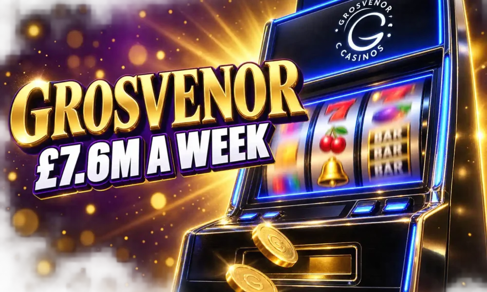 Rank Group Grosvenor weekly net gaming revenue