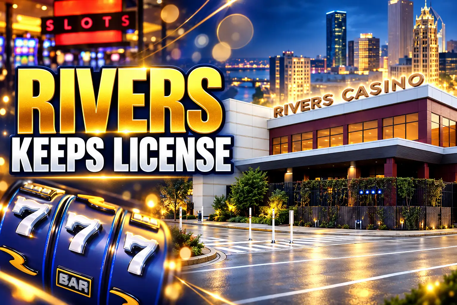 Rivers Casino Des Plaines license renewal August 2028