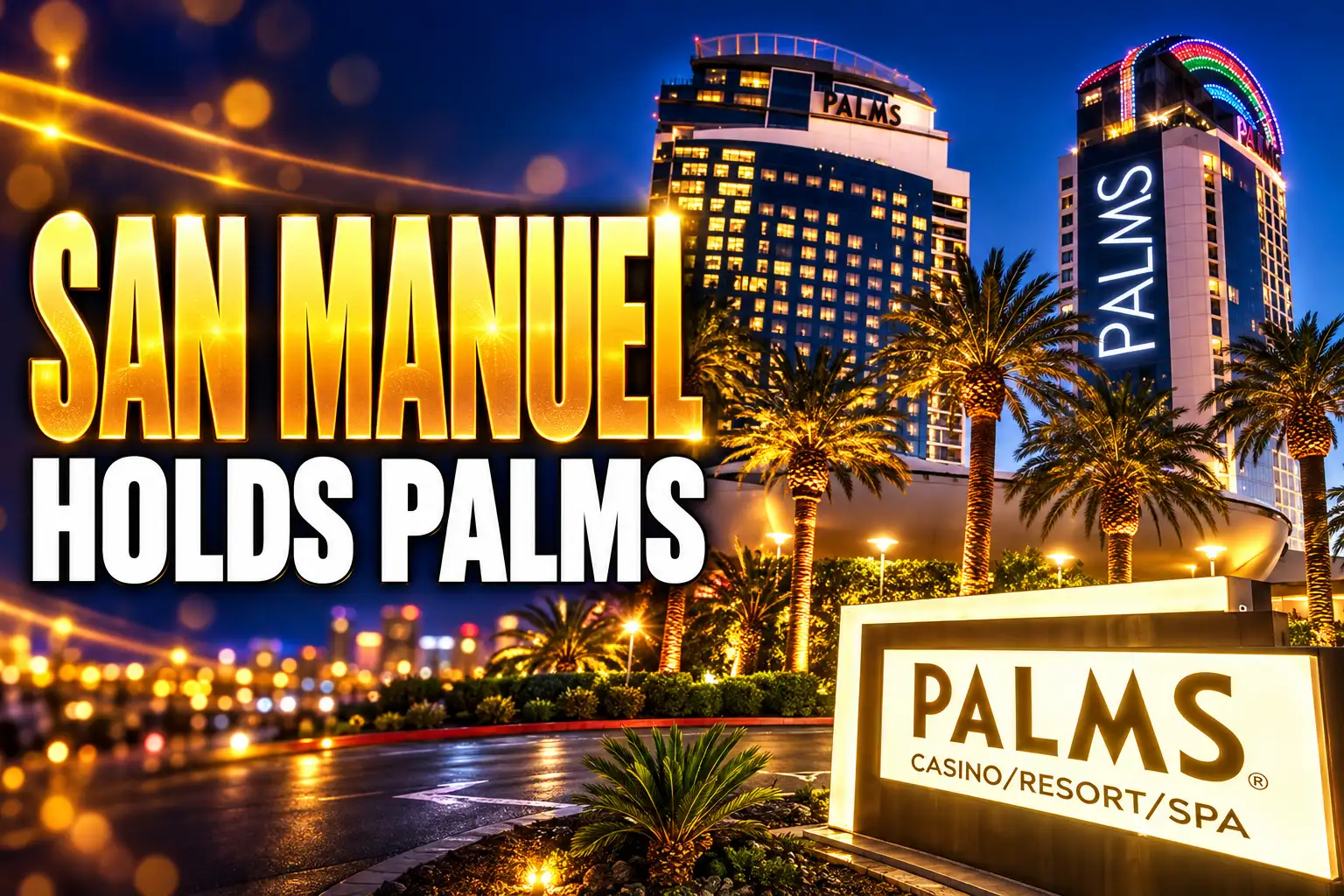 San Manuel Palms only tribal casino Las Vegas