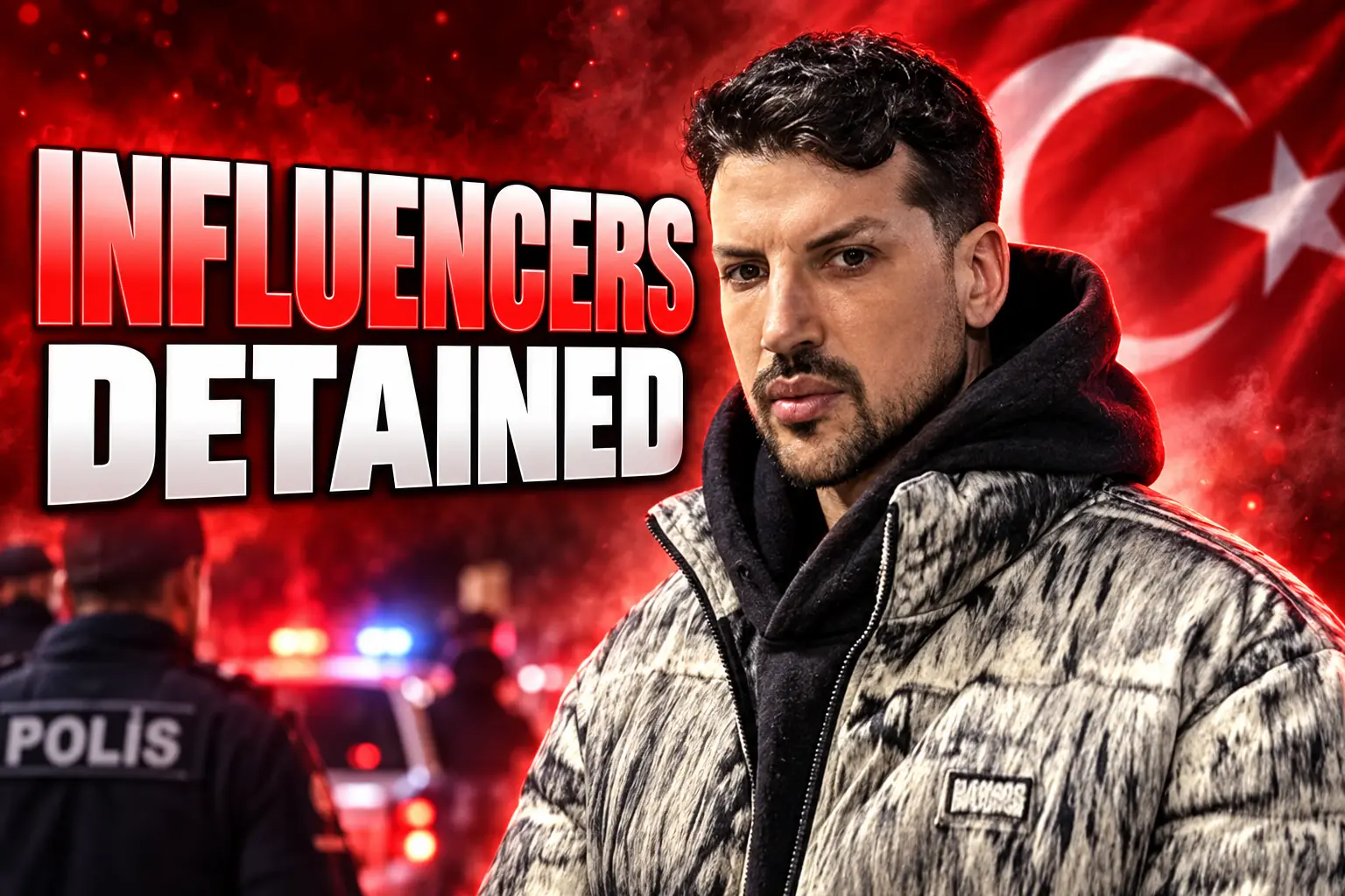 Turkey influencer illegal betting raids 16 provinces