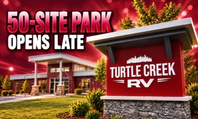 Turtle Creek RV Park Williamsburg 50 site opening