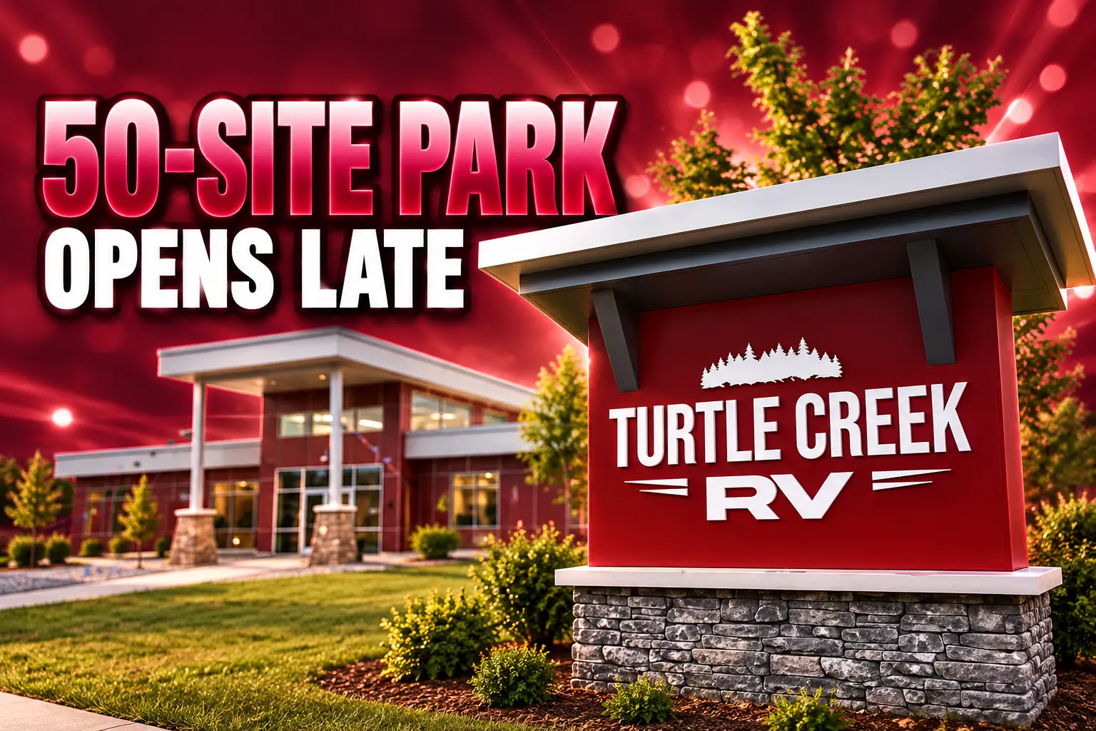 Turtle Creek RV Park Williamsburg 50 site opening