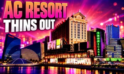 Atlantic City 2025 casino revenue up jobs thinner