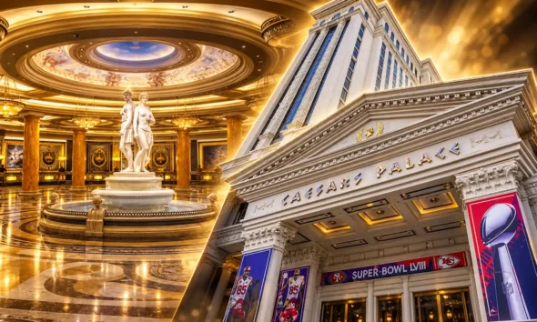 Caesars Strip occupancy slips as conventions carry rooms