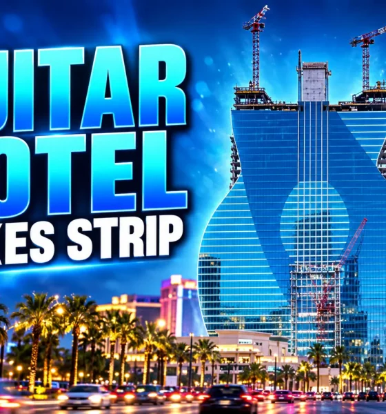 Seminole Hard Rock guitar hotel takes Las Vegas Strip