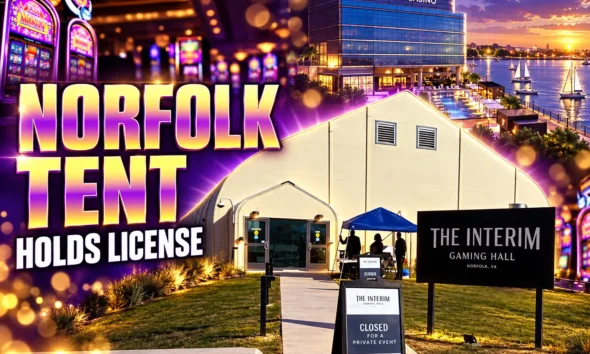Norfolk tent holds casino license as steel rises