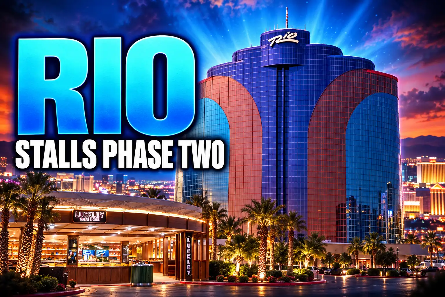 Rio Las Vegas Phase Two stall one tower